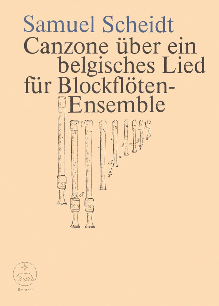 Canzone über ein belgisches Lied oder Streichinstrumente möglich, Bc ad lib.- (Score & parts)