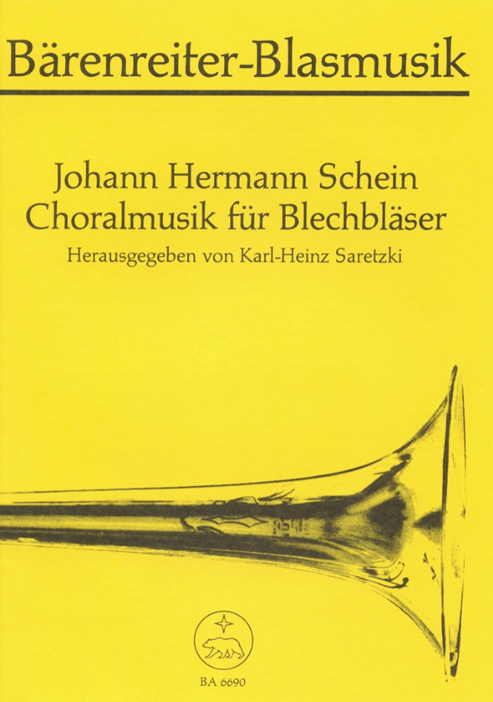 Choralmusik für Blechblasintrumente instr. (Posaunenchor) (aus 'Cantional 1627/1645' und 'Israelsbrünnlein 1623')