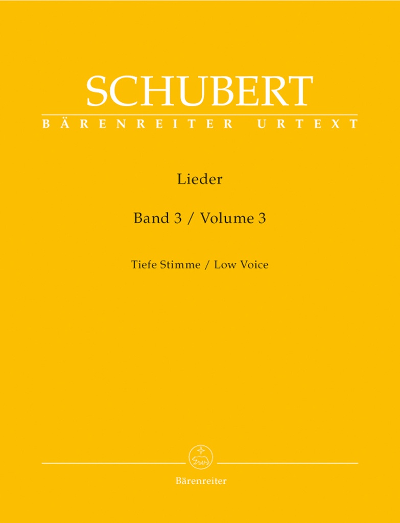 Lieder - Vol.3, Op.80-98 (Low voice)