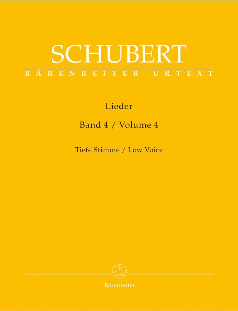 Lieder - Vol.4 (Low voice)