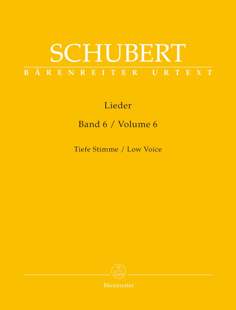 Lieder - Vol.6 (Low voice)