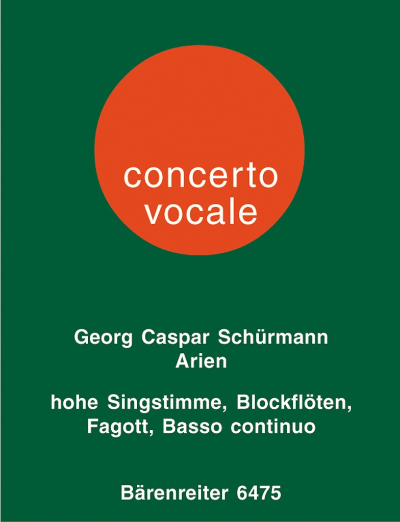 6 Arien aus Opern des Barock für hohe Singstimme, 1 oder 2 Altblockflöte und Basso continuo (Set of parts)