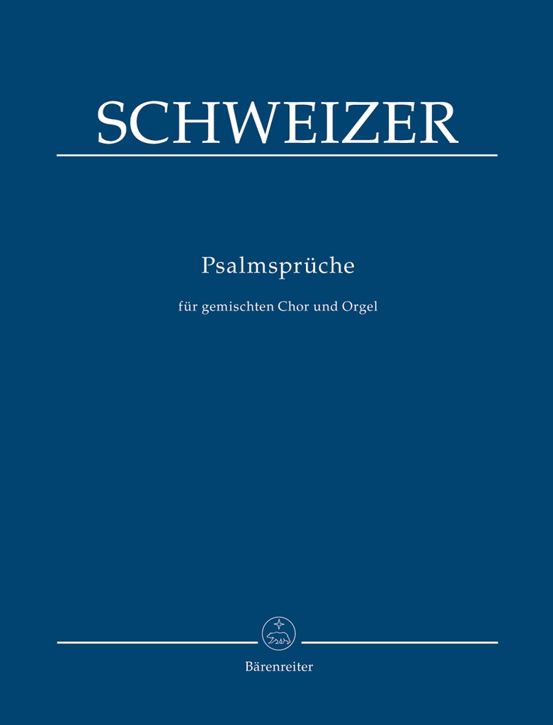 Psalmsprüche für drei- und vierstimmigen Mixed Choir und Orgel (Auswahl)