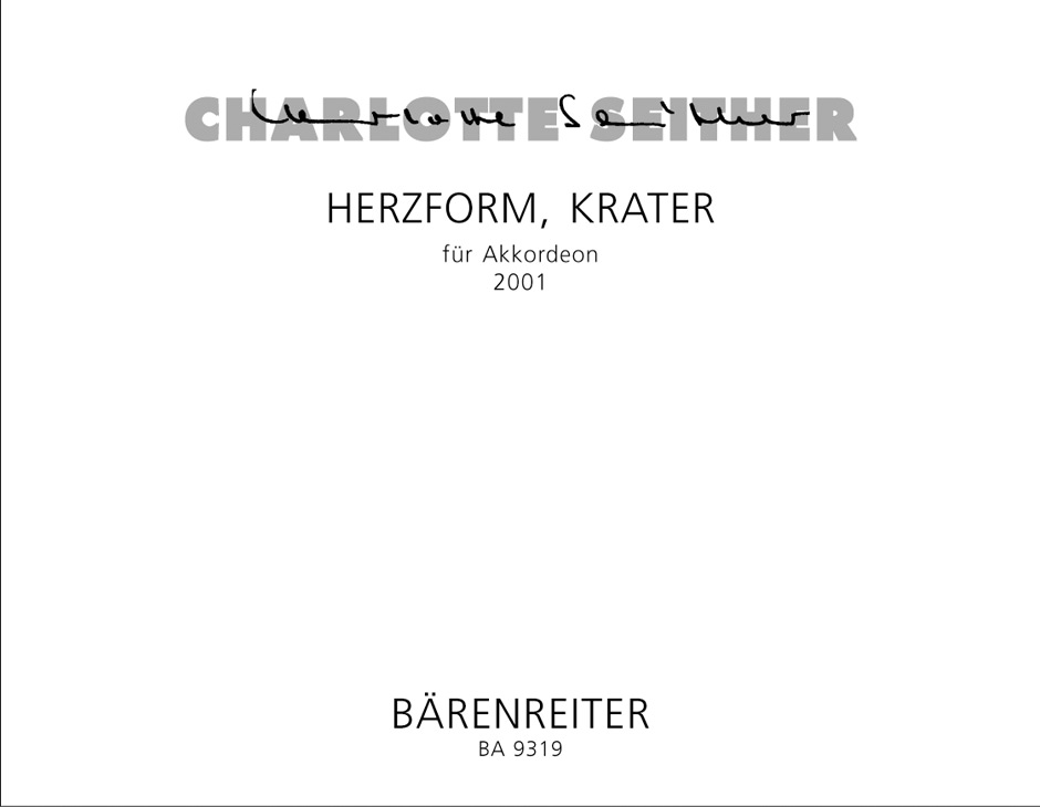 Herzform, Krater für Akkordeon (2001)