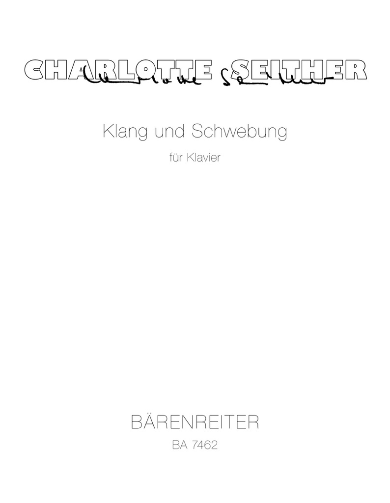 Klang und Schwebung für Klavier (1996)