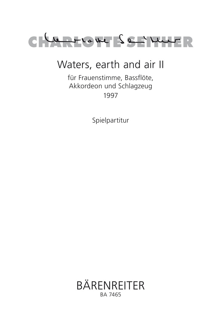 Waters, earth and air II (1997)