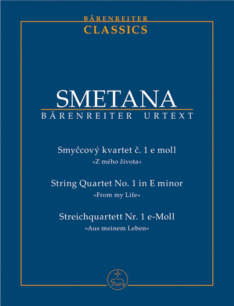 String Quartet No.1 e-Moll 'Aus meinem Leben' (Study score, Urtext edition)