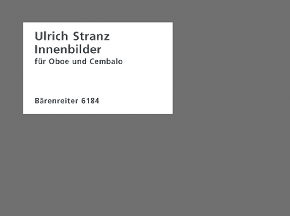 Innenbilder für Oboe und Cembalo (1975) (Score & parts)