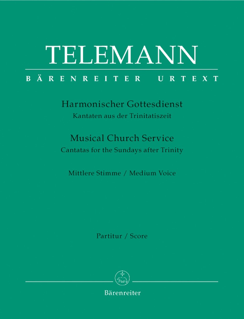 Harmonischer Gottesdienst (Medium voice -Score & parts, Urtext edition, Anthology)