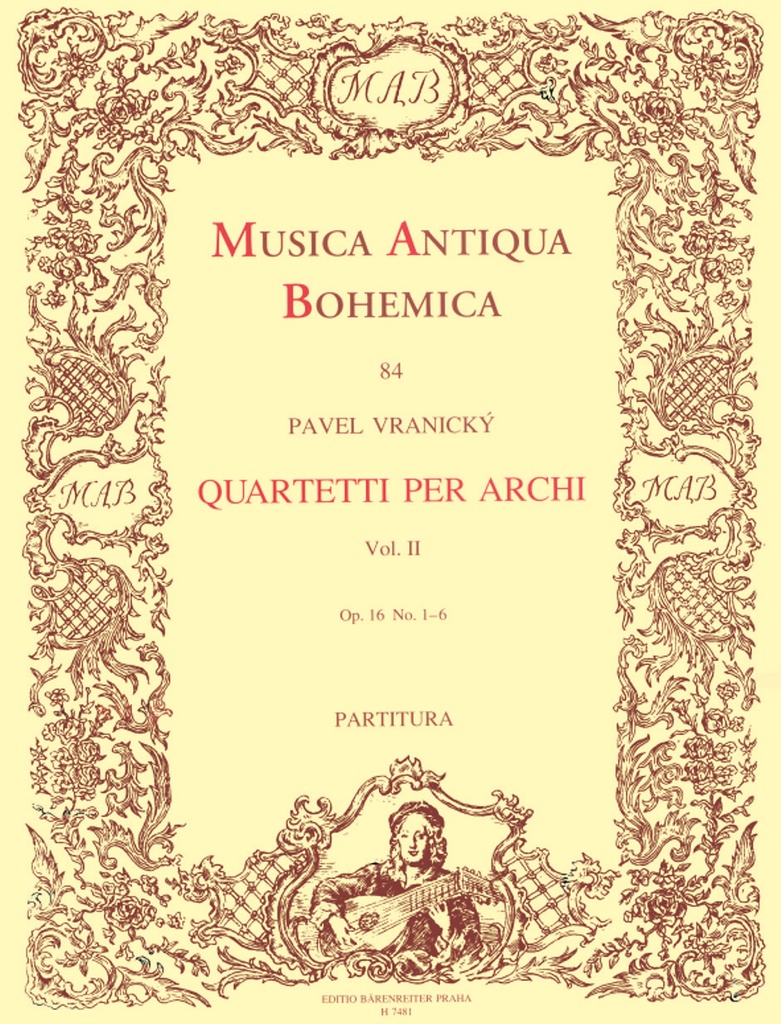 Quartetti per archi II No.1-6, Op.16 (Full score)