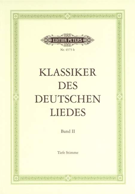 Klassiker des deutschen Liedes - Band 2 (L)