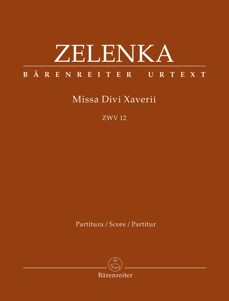 Missa Divi Xaverii ZWV 12 (Full score, Urtext edition)