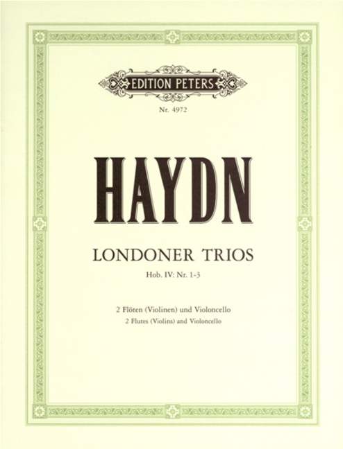 3 Trios, Hob.IV: Nos. 1-3 'Londoner Trios'