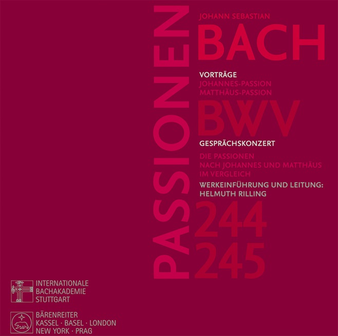 Bach, Johann Sebastian. Passionen nach Johannes und Matthäus,,