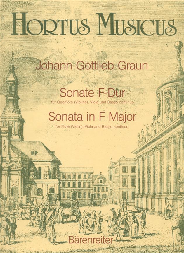 Sonate für Flöte (Violine), Viola und Basso continuo F-Dur (Set of parts)