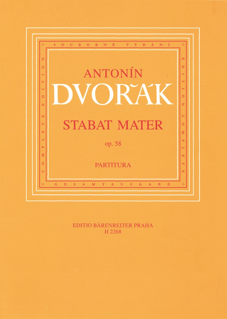 Stabat Mater, Op.58 (10 movement version) (Study score)