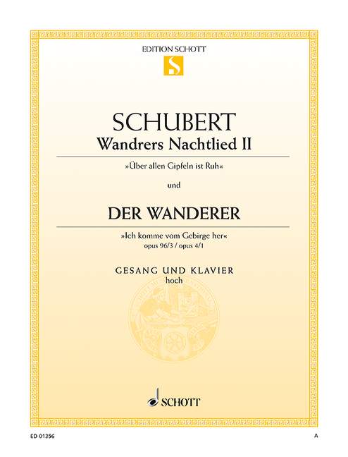 Wandrers Nachtlied II / Der Wanderer (Op.96/3 & op.4/1)