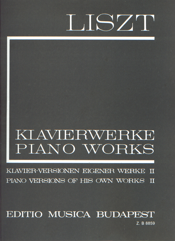 Klavier-Versionen eigener Werke II (I/16)