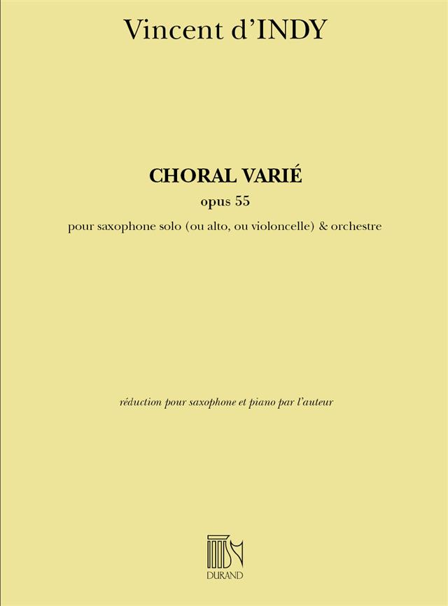 Choral Varié, Op.55