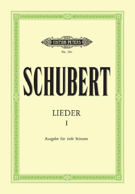 Lieder - Band 1 (Low voice)