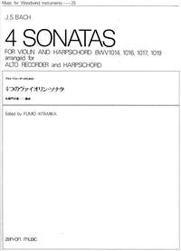 4 Sonatas, BWV 1014, 1016, 1017, 1019