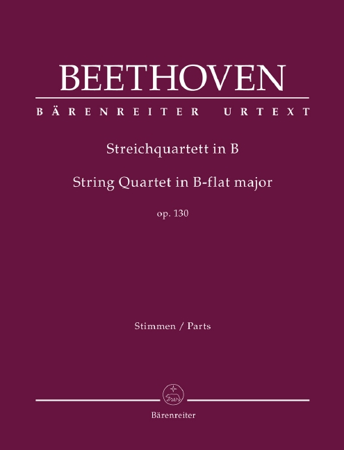 String Quartet in B-flat major, Op.130 (Set of parts)