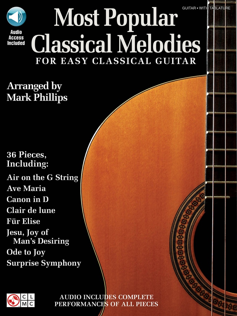 Most Popular Classical Melodies for Easy Guitar