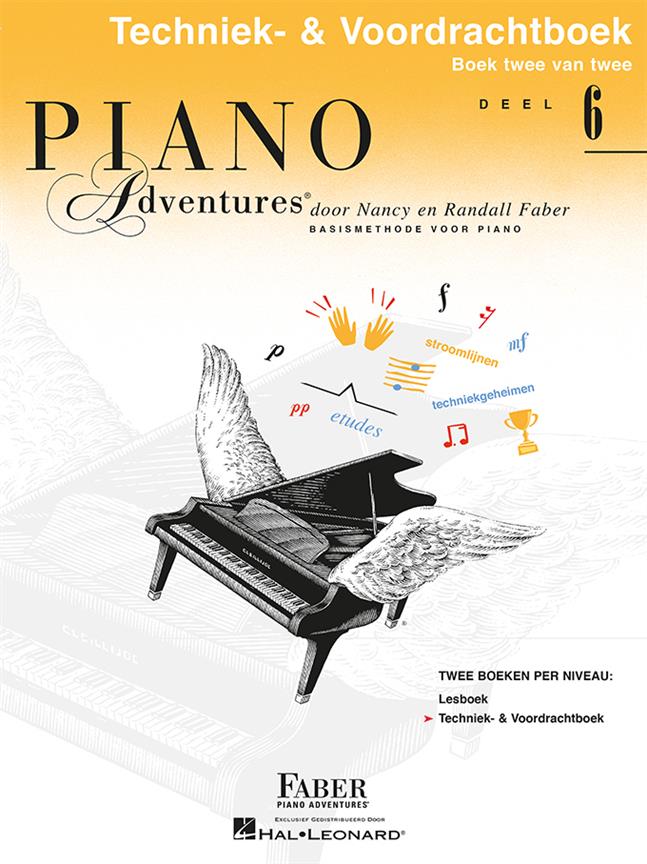 Piano Adventures: Techniek- & Voordrachtboek - Deel 6