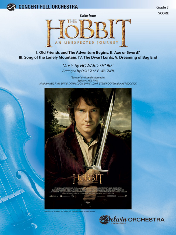 Suite from 'The Hobbit: An Unexpected Journey' (Score & parts)