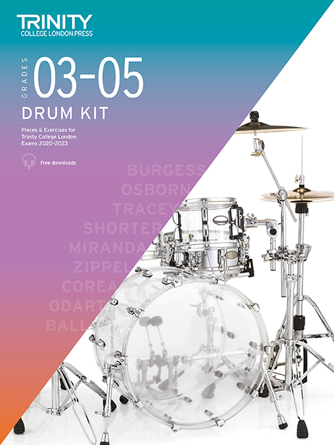 Trinity College London Drum Kit From 2020 - Grades 3-5