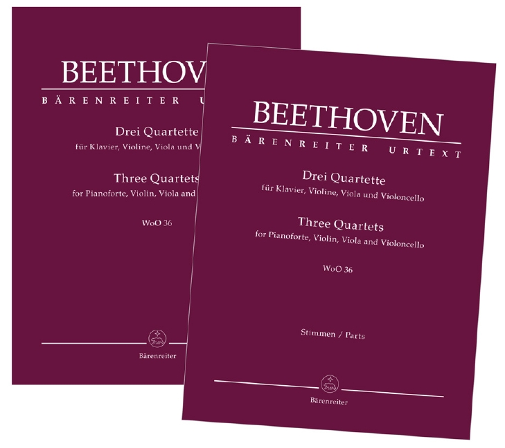 Three Quartets for Pianoforte, Violin, Viola and Violoncello, WoO.36