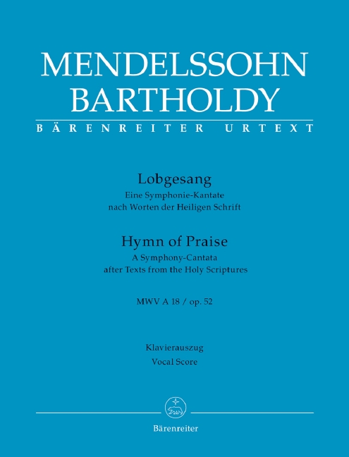 Hymn of Praise, Op.52 MWV A 18 (Lobgesang) (Vocal score)