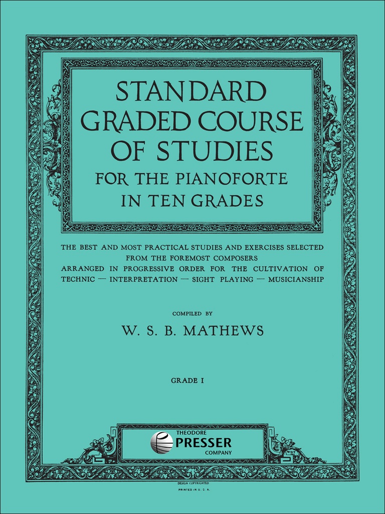 Standard Graded Course of Studies - Grade 1