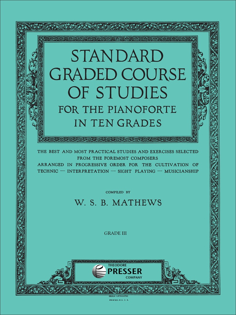 Standard Graded Course of Studies - Grade 3