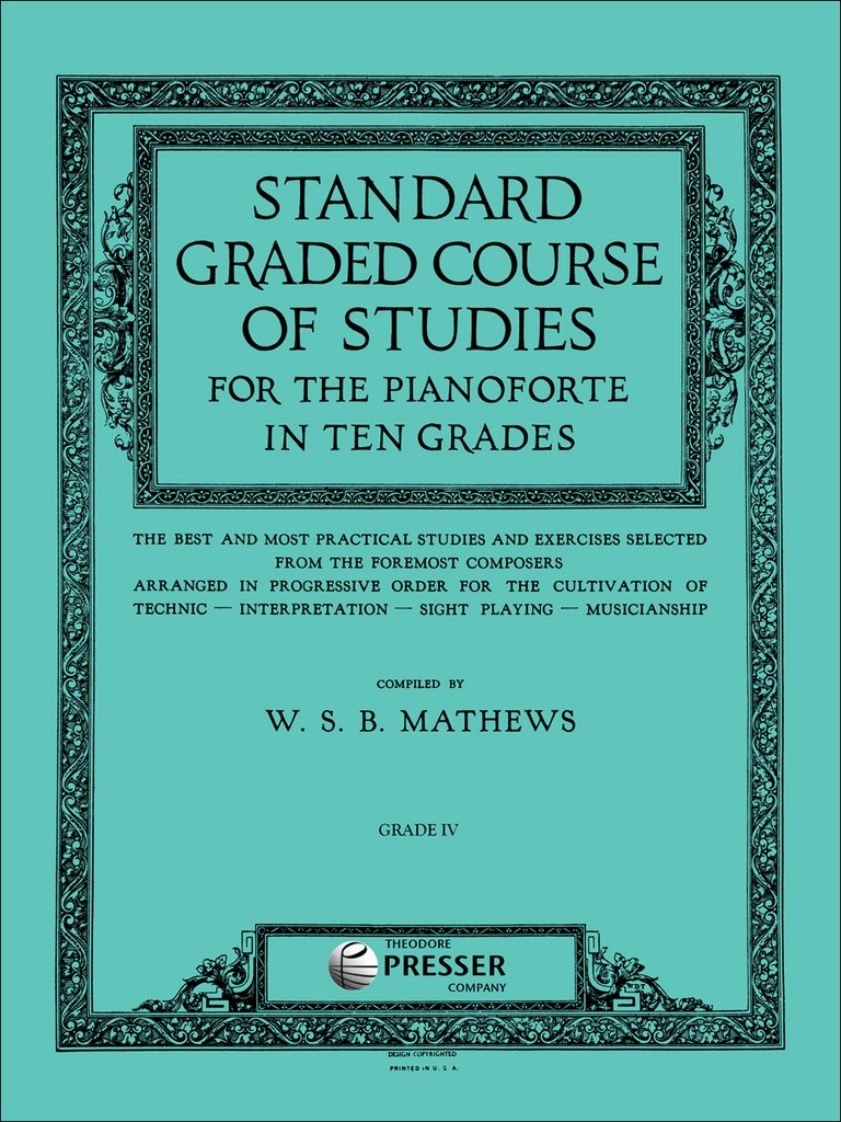 Standard Graded Course of Studies - Grade 4