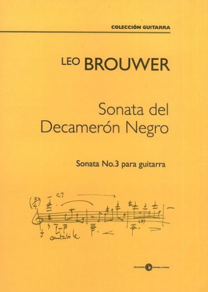 Sonata No.3 del Decamerón Negro para Guitarra