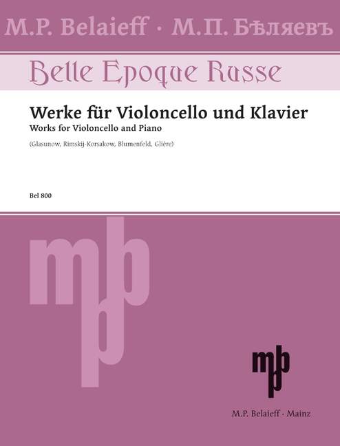 Works for Violoncello and Piano