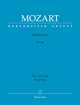 Idomeneo, K.366 (Vocal score - Urtext der Neuen Mozart-Ausgabe)