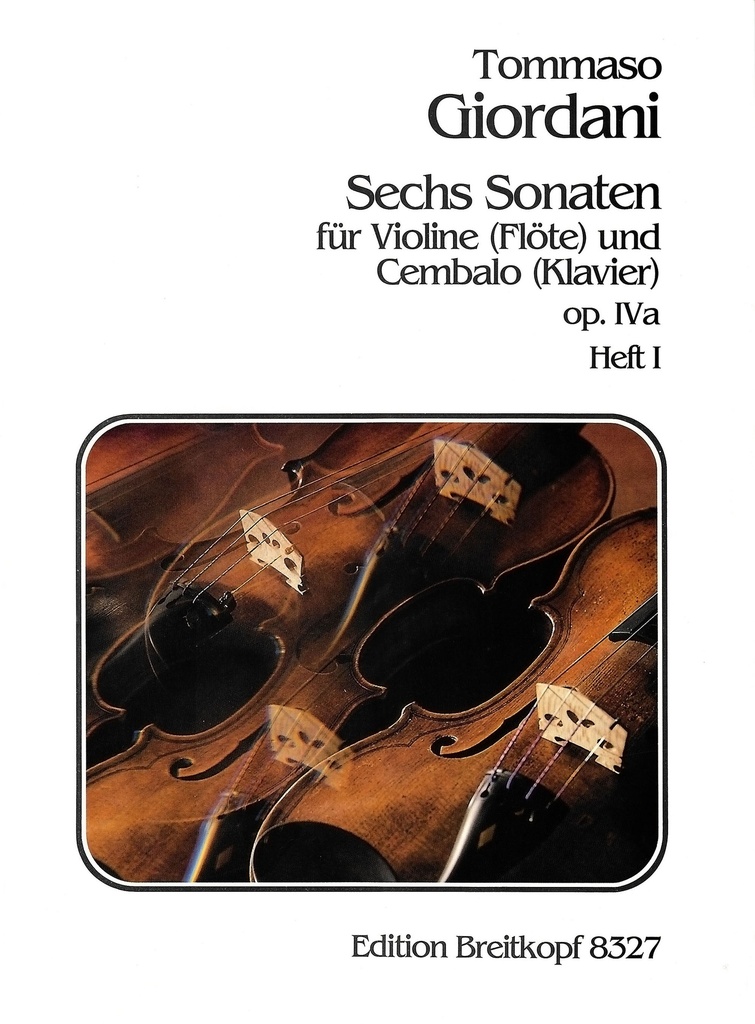 6 Sonatas Op. 4a - Vol.1: Sonata Prima in C major, Sonata Seconda in B major, Sonata Terza in G major