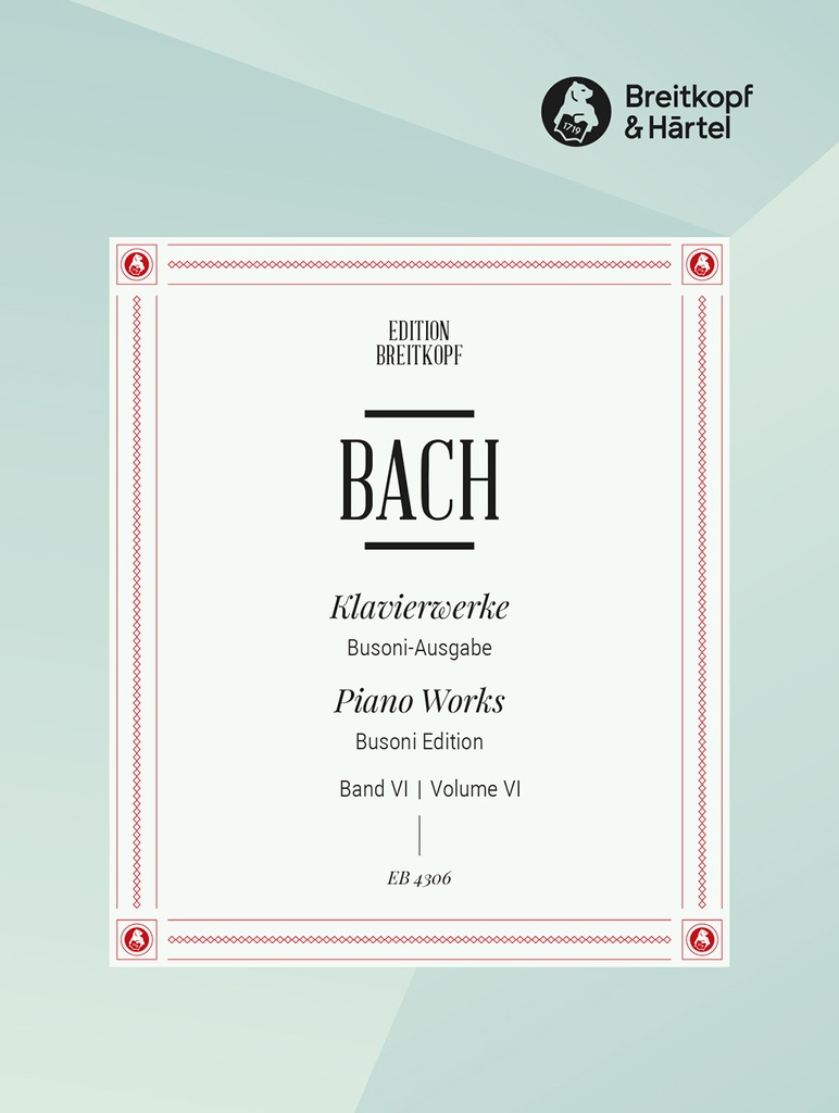 Complete Piano Works in 25 Volumes - Vol.6: French Suites BWV 812-817