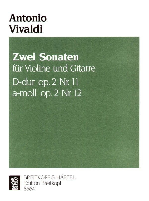 2 Sonatas from, Op.2 for violin and Bc