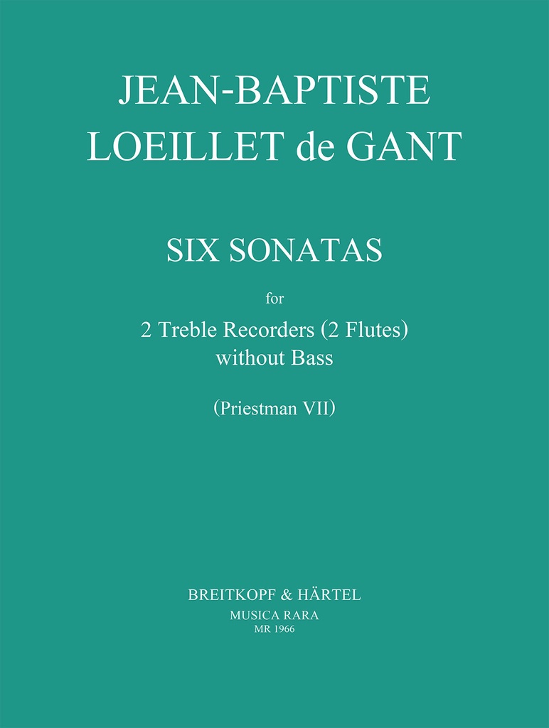 6 Sonatas (Set of parts)