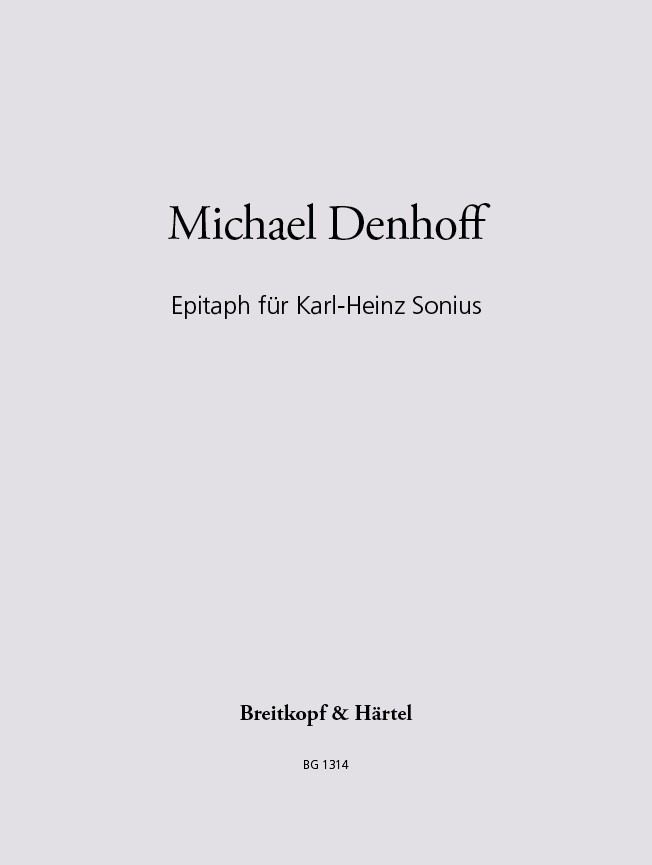 Epitaph fuer Karl-Heinz Sonius