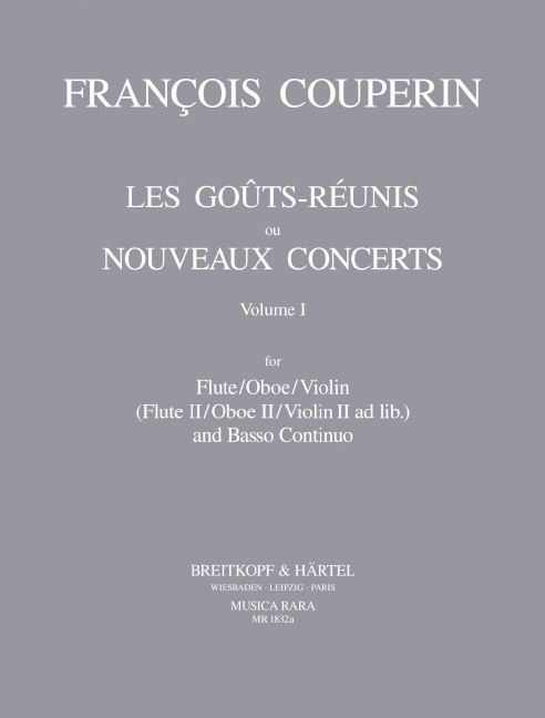 Les Goûts Réunis ou Nouveaux Concerts - Vol.1