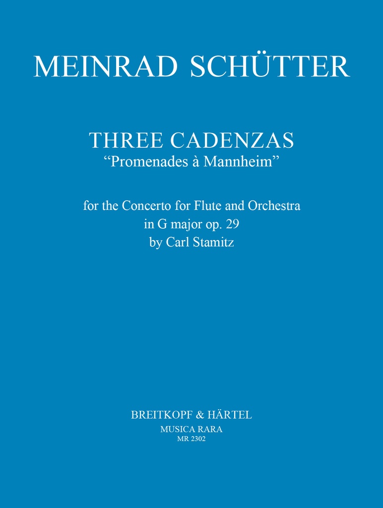 3 Cadenzas Promenades à Mannheim