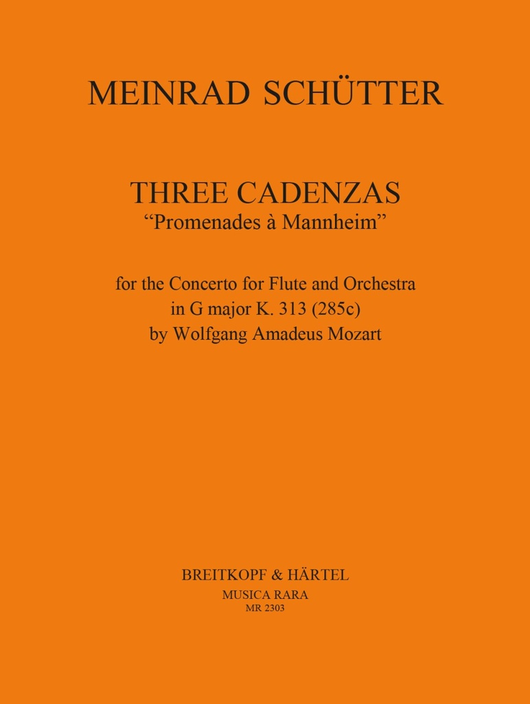 3 Cadenzas Promenades à Mannheim