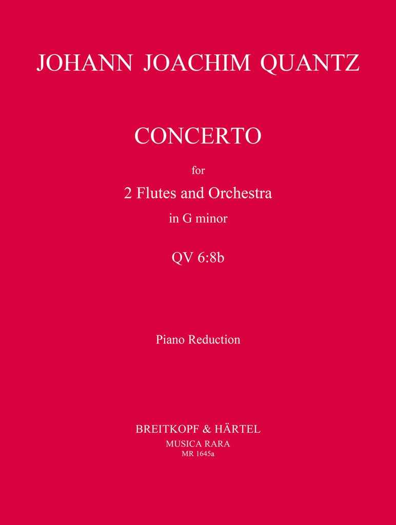 Flute Concerto in G minor QV 6:8b (Piano reduction)