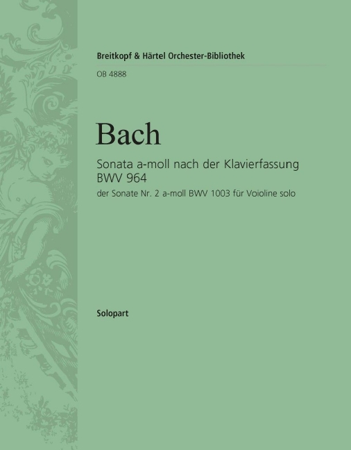 Sonata in A minor based on the arrangement for piano, BWV.964  (Solo ob)