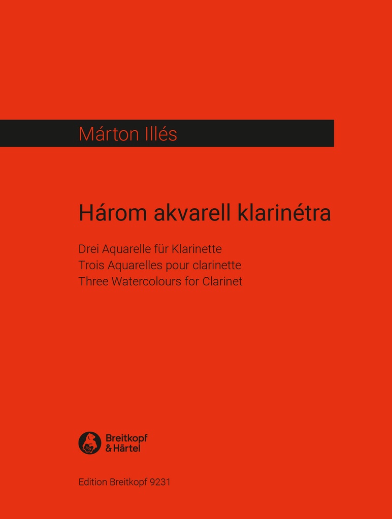 Három akvarell klarinétra