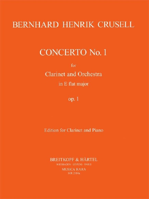 Clarinet Concerto No.1 in Eb major Op.1 (Piano reduction)